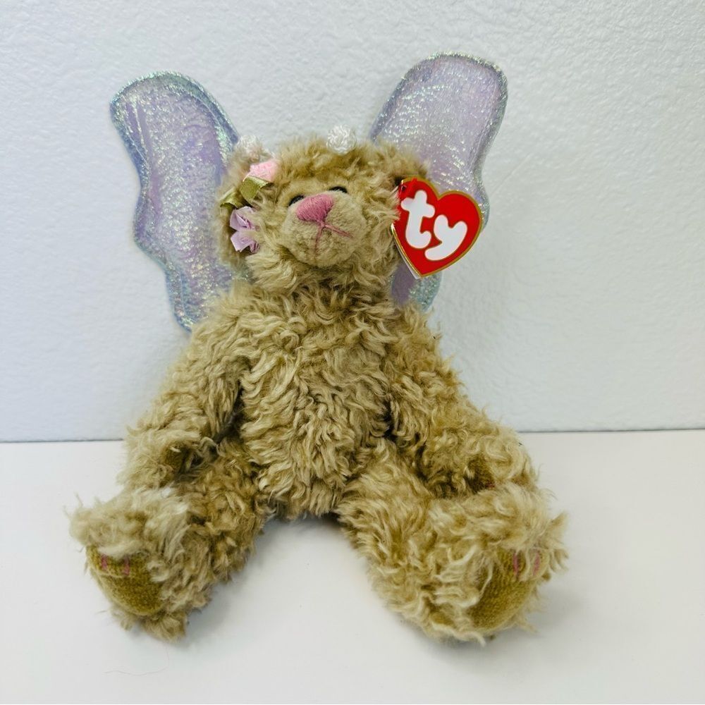 TY The Attics Treasure Collection Rafaella Fairy Wings Bear VTG